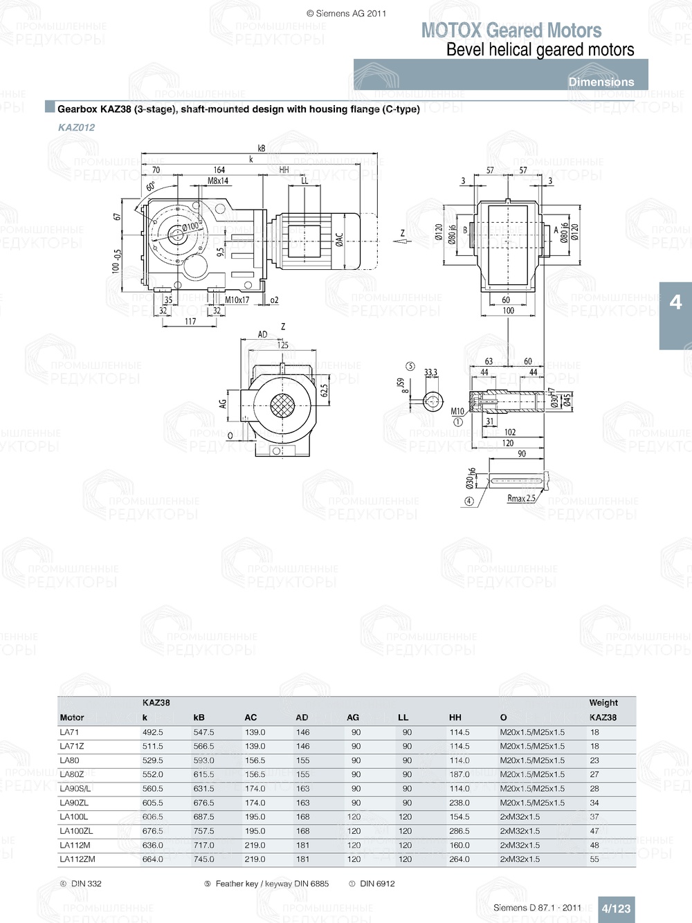Мотор-редуктор Flender K38 Flender K38